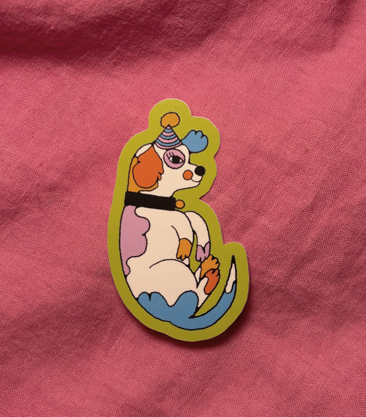 STICKER - Silly Dog Sticker